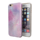Pink 917 Absorbed Watercolor Texture iPhone 6/6s or 6/6s Plus 2-Piece Hybrid INK-Fuzed Case
