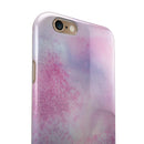 Pink 917 Absorbed Watercolor Texture iPhone 6/6s or 6/6s Plus 2-Piece Hybrid INK-Fuzed Case