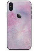 Pink 917 Absorbed Watercolor Texture - iPhone X Skin-Kit