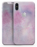 Pink 917 Absorbed Watercolor Texture - iPhone X Skin-Kit