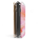 Pink 922137 Absorbed Watercolor Texture iPhone 6/6s or 6/6s Plus 2-Piece Hybrid INK-Fuzed Case