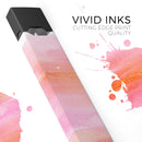 Pink 922137 Absorbed Watercolor Texture - Premium Decal Protective Skin-Wrap Sticker compatible with the Juul Labs vaping device