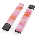 Pink 922137 Absorbed Watercolor Texture - Premium Decal Protective Skin-Wrap Sticker compatible with the Juul Labs vaping device