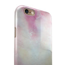 Pink 922 Absorbed Watercolor Texture iPhone 6/6s or 6/6s Plus 2-Piece Hybrid INK-Fuzed Case