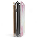 Pink 922 Absorbed Watercolor Texture iPhone 6/6s or 6/6s Plus 2-Piece Hybrid INK-Fuzed Case