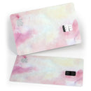 Pink 922 Absorbed Watercolor Texture - Premium Protective Decal Skin-Kit for the Apple Credit Card