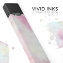 Pink 922 Absorbed Watercolor Texture - Premium Decal Protective Skin-Wrap Sticker compatible with the Juul Labs vaping device
