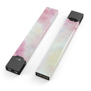 Pink 922 Absorbed Watercolor Texture - Premium Decal Protective Skin-Wrap Sticker compatible with the Juul Labs vaping device