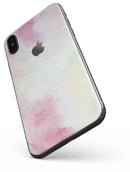 Pink 922 Absorbed Watercolor Texture - iPhone X Skin-Kit