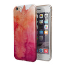 Pink 971 Absorbed Watercolor Texture iPhone 6/6s or 6/6s Plus 2-Piece Hybrid INK-Fuzed Case