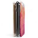 Pink 971 Absorbed Watercolor Texture iPhone 6/6s or 6/6s Plus 2-Piece Hybrid INK-Fuzed Case