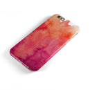 Pink 971 Absorbed Watercolor Texture iPhone 6/6s or 6/6s Plus 2-Piece Hybrid INK-Fuzed Case