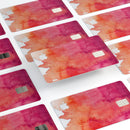Pink 971 Absorbed Watercolor Texture - Premium Protective Decal Skin-Kit for the Apple Credit Card