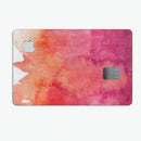 Pink 971 Absorbed Watercolor Texture - Premium Protective Decal Skin-Kit for the Apple Credit Card