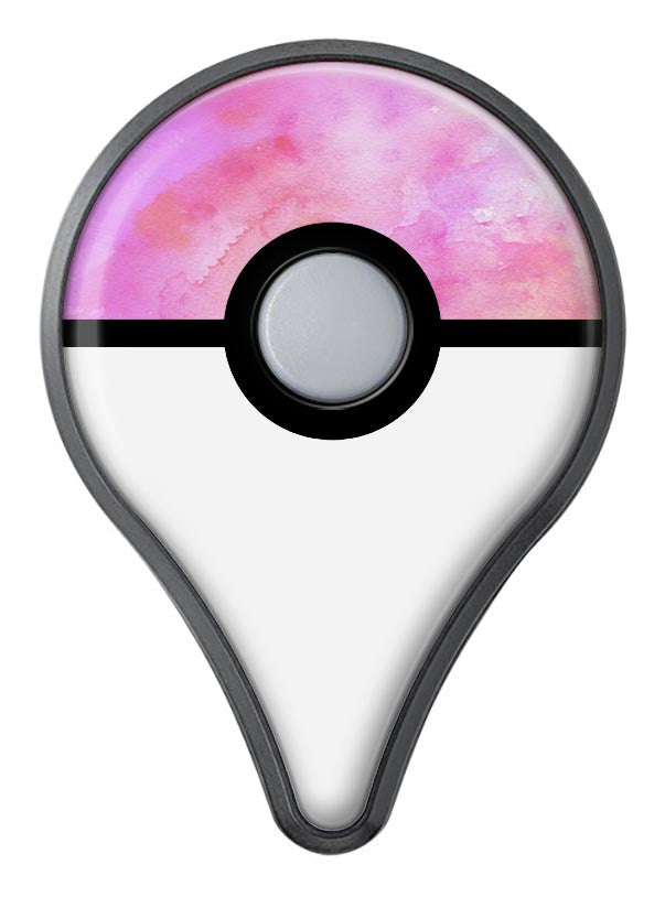 Pink 9739 Absorbed Watercolor Texture Pokémon GO Plus Vinyl Protective Decal Skin Kit