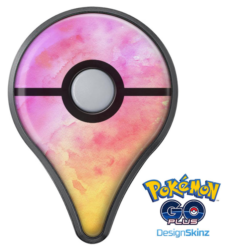 Pink 9739 Absorbed Watercolor Texture Pokémon GO Plus Vinyl Protective Decal Skin Kit