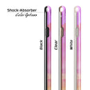 Pink 9739 Absorbed Watercolor Texture iPhone 6/6s or 6/6s Plus 2-Piece Hybrid INK-Fuzed Case