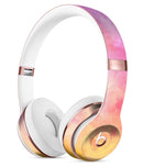 Pink 9739 Absorbed Watercolor Texture Full-Body Skin Kit for the Beats by Dre Solo 3 Wireless Headphones
