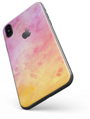 Pink 9739 Absorbed Watercolor Texture - iPhone X Skin-Kit