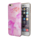 Pink 97 Absorbed Watercolor Texture iPhone 6/6s or 6/6s Plus 2-Piece Hybrid INK-Fuzed Case
