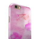 Pink 97 Absorbed Watercolor Texture iPhone 6/6s or 6/6s Plus 2-Piece Hybrid INK-Fuzed Case