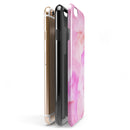 Pink 97 Absorbed Watercolor Texture iPhone 6/6s or 6/6s Plus 2-Piece Hybrid INK-Fuzed Case