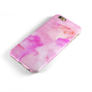 Pink 97 Absorbed Watercolor Texture iPhone 6/6s or 6/6s Plus 2-Piece Hybrid INK-Fuzed Case