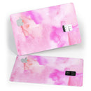 Pink 97 Absorbed Watercolor Texture - Premium Protective Decal Skin-Kit for the Apple Credit Card