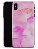 Pink 97 Absorbed Watercolor Texture - iPhone X Clipit Case