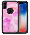 Pink 97 Absorbed Watercolor Texture - iPhone X OtterBox Case & Skin Kits