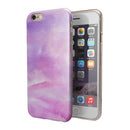 Pink 981 Absorbed Watercolor Texture iPhone 6/6s or 6/6s Plus 2-Piece Hybrid INK-Fuzed Case
