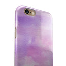 Pink 981 Absorbed Watercolor Texture iPhone 6/6s or 6/6s Plus 2-Piece Hybrid INK-Fuzed Case