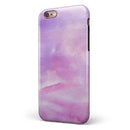 Pink 981 Absorbed Watercolor Texture iPhone 6/6s or 6/6s Plus 2-Piece Hybrid INK-Fuzed Case