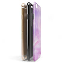 Pink 981 Absorbed Watercolor Texture iPhone 6/6s or 6/6s Plus 2-Piece Hybrid INK-Fuzed Case