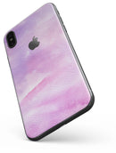 Pink 981 Absorbed Watercolor Texture - iPhone X Skin-Kit