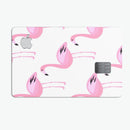 Pink All Over Flamingos - Premium Protective Decal Skin-Kit for the Apple Credit Card