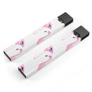 Pink All Over Flamingos - Premium Decal Protective Skin-Wrap Sticker compatible with the Juul Labs vaping device