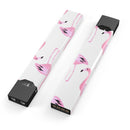 Pink All Over Flamingos - Premium Decal Protective Skin-Wrap Sticker compatible with the Juul Labs vaping device