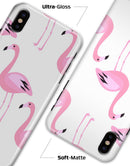 Pink All Over Flamingos - iPhone X Clipit Case