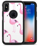 Pink All Over Flamingos - iPhone X OtterBox Case & Skin Kits