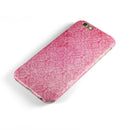 Pink All Over Pattern Of Luxury iPhone 6/6s or 6/6s Plus 2-Piece Hybrid INK-Fuzed Case