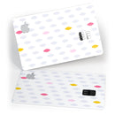 Pink And Yellow Descending Droplets - Premium Protective Decal Skin-Kit for the Apple Credit Card