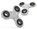 Pink And Yellow Descending Droplets Full-Body Fidget Spinner Skin-Kit
