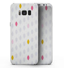 Pink And Yellow Descending Droplets - Samsung Galaxy S8 Full-Body Skin Kit