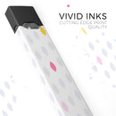 Pink And Yellow Descending Droplets - Premium Decal Protective Skin-Wrap Sticker compatible with the Juul Labs vaping device