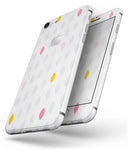 Pink And Yellow Descending Droplets - Skin-kit for the iPhone 8 or 8 Plus