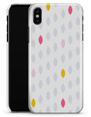Pink And Yellow Descending Droplets - iPhone X Clipit Case