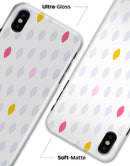 Pink And Yellow Descending Droplets - iPhone X Clipit Case