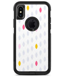 Pink And Yellow Descending Droplets - iPhone X OtterBox Case & Skin Kits