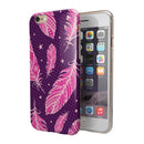 Pink Aztec Feather Galore iPhone 6/6s or 6/6s Plus 2-Piece Hybrid INK-Fuzed Case